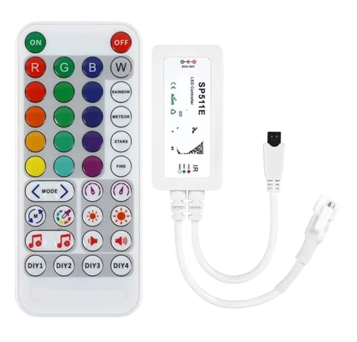 Controlador LED SP511E SPI para 900 píxeles y tiras direccionables WS2812B