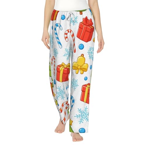 Pantalon de pyjama polaire femme chaud contre le froid hiver