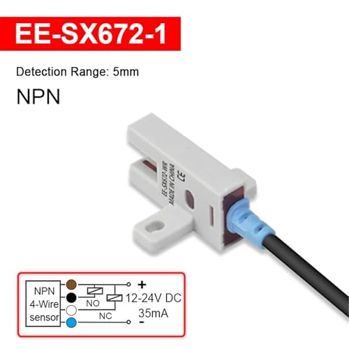 Sensor industrial EE-SX672-1 soluciona fallos de conteo óptico con su ranura en U precisa 2