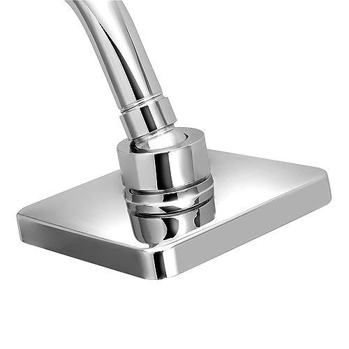 Chuveiro Ducha Flatt Quadrado Completo C/Desviador Solar Gás