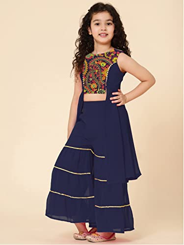 Image of A.T.U.N. (ALL THINGS UBER NICE) Girls Sharara Set