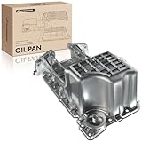 A-Premium Engine Oil Pan Sump with Drain Plug Compatible...