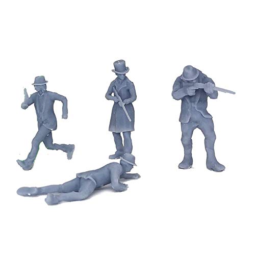 Figura miniatura vaquero western escala 1:48 miniatura 1