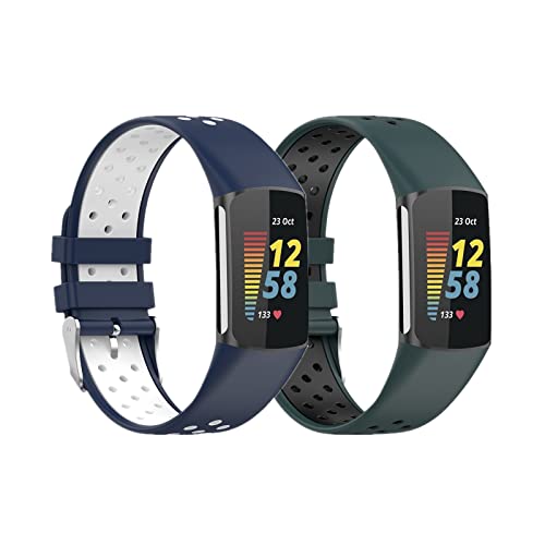 LICHIFIT Fitbit Charge6/Charge5poh xg ւoh VR _炩 ʋC ϋv X|[coh ANZT[ iI[uO[EubN{~bhiCgu[EzCgj