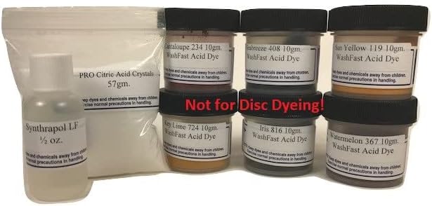 PRO CHEMICAL & DYE INC.WashFast Summertime Acid Sampler