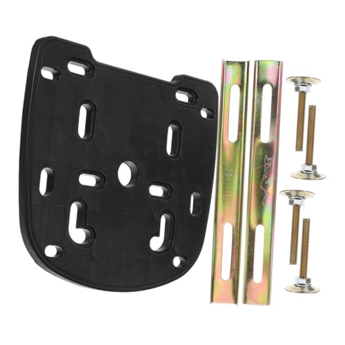 Mikikit Inferior para Portaequipajes Trasero Soporte Reforzado para Motocicleta con Tornillos Base para Portaequipajes Traseros De Scooter Eléctrico