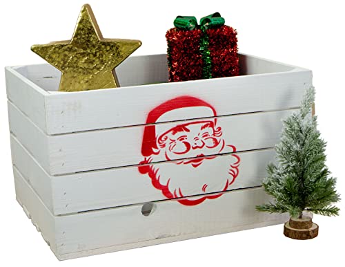 Kistenkolli Altes Land Adventskiste/Weihnachtskiste mit Schriftzug...