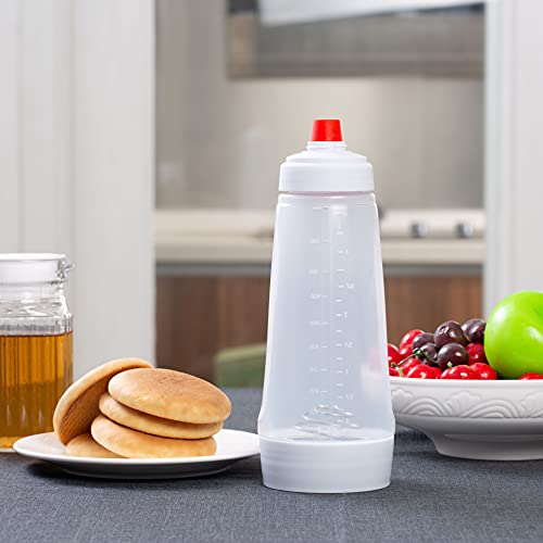 AYASW Batter Mixer Bottle 1000ml Pancakes Waffles Crepes Dispenser Protein Powder Fruit Juice Mixer Batter Dispenser
