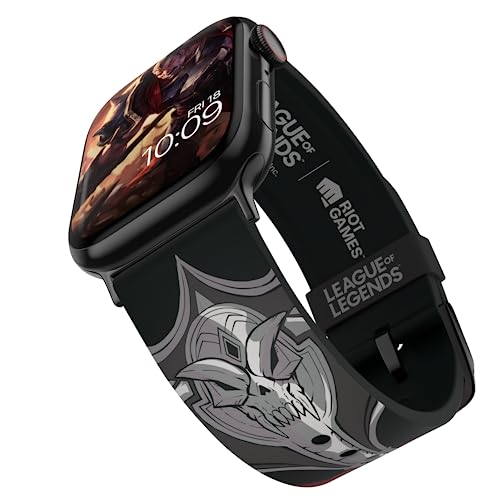MobyFox League of Legends Smartwatch-Armband, offiziell lizenziert, kompatibel mit allen Größen und Serien der Apple Watch (Uhr nicht im Lieferumfang enthalten) – Darius MobyFox League of Legends Smartwatch-Armband, offiziell lizenziert, kompatibel mit allen Größen und Serien der Apple Watch (Uhr nicht im Lieferumfang enthalten) – Darius