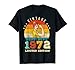 Vintage 50. Geburtstag 1972 Limited Edition Frauen 50 Jahre alt T-Shirt