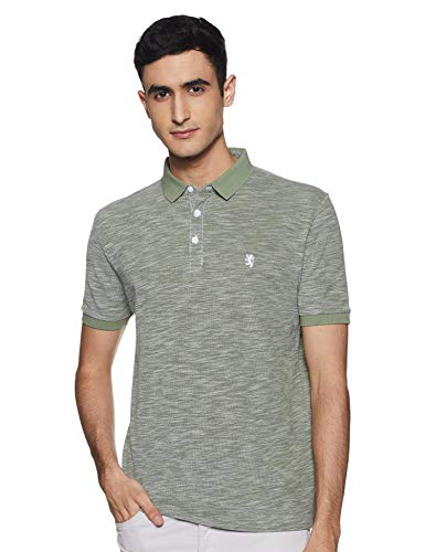 Red Tape Men’S Plain Regular Fit Polo (Rhp0506_Green S)