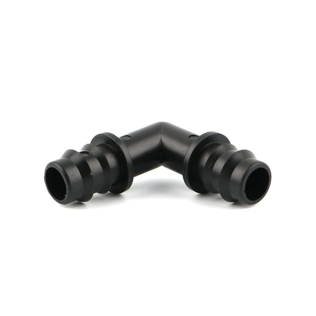 Lmrxofe One Color 10Pcs 16Mm Irrigation Barb Elbow Connector 90 Degree Adapter For 5/8" Hose Drip Tape