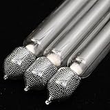 Alcohol Hydrometer for Distilling & Testing, 0-100% Volume Scale Glass Density Meter with 100 mL Measuring Cup, Calibration at 2