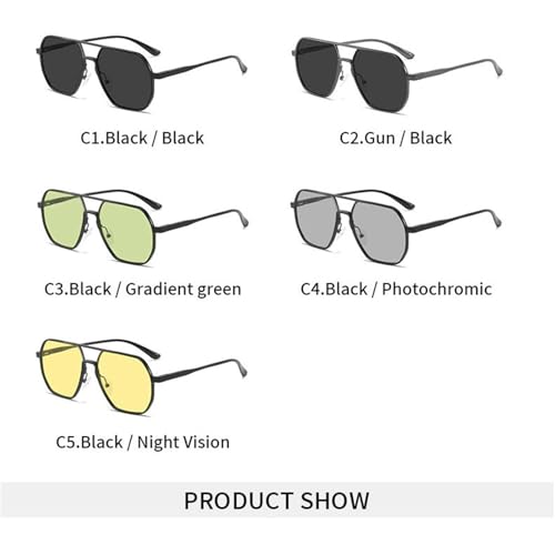 willochra Retro Square Pilot Sunglasses Women Men 70s Vintage Trendy Metal Frame Outdoor Sun Glasses UV Protection4