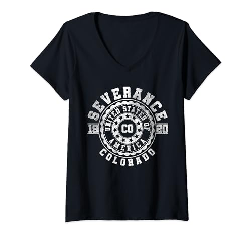 Womens Severance CO | Colorado | Vintage City Apparels V-Neck T-Shirt