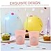 HOMSFOU 6pcs Portable Water Cups Disco Ball Pattern Multi-use for Party and Wedding