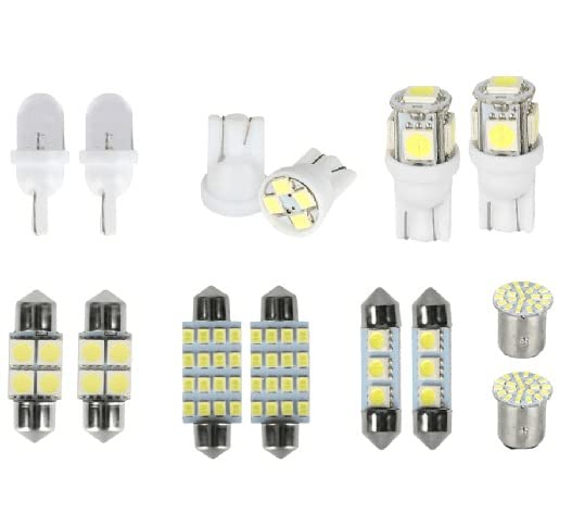 14 Piezas Kit LED T10 36mm para Interior de Auto miniatura 1
