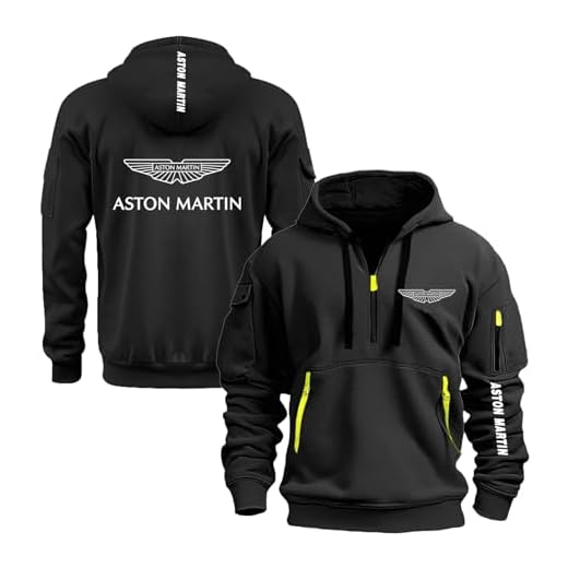 CCVQPF Sudadera con Capucha Deportiva para Hombre para A.s.t.o.n M.a.r.ti.n Sudadera con Capucha Sudaderas Tipo Pulóver con Capucha Ropa De Calle De Manga Larga -HeiS||S