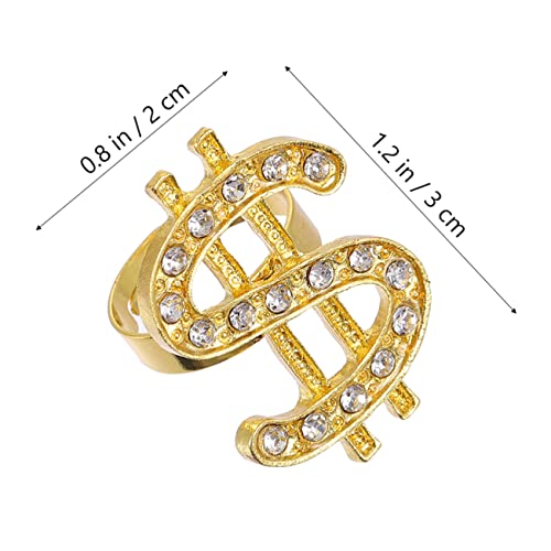 Bague d'argent ajustable pour doigt gonflé : Pack de 2 bagues punk goth - 4