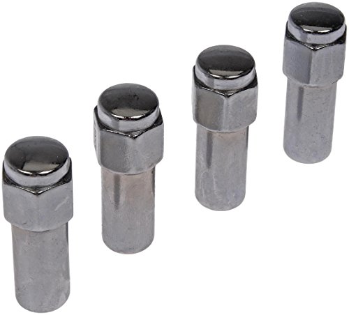 Image of Dorman 711-302 Wheel Nut Chrome Crager Sat Mag M12-1.50 Compatible with Select Models, 4 Pack