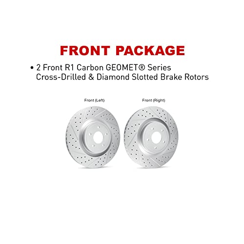 Image of R1 Concepts Front Brake Rotors Fits 1997-2005 Buick Century