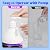 Bsrezn Epoxy Resin Kit 1 Gallon Kit with Pumps, Crystal Clear Easy Mix 1:1, Ideal for Bar Tables, Tabletops, Countertops & More (64Oz x 2)