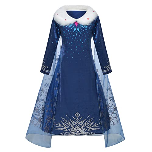 IWFREE ELSA Costume Bambina Regina delle Nevi