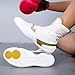 Imagen de BLBK Zapatos de Boxeo para Hombres Calzado de Lucha Libre Combate Boxeadores Juveniles Muay Thai Kickboxing Sparring Entrenadores Respirables Botas de Boxeo zapatillas de lucha libre para hombres
