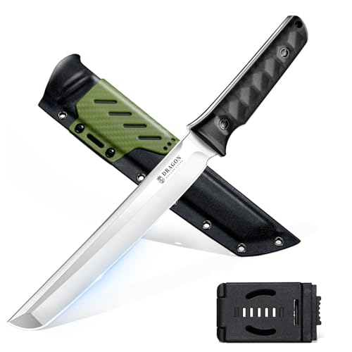 Dragon Creek Tactical Knife Kydex - Outdoor Fixed...