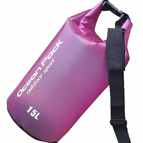 Sac de plage étanche pour paddle boite étanche König Design rose