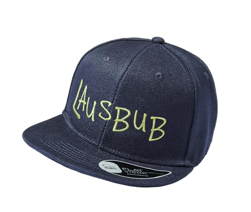 Casquette pour enfant Lausbub ajustable bleu marine pour garçons