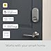 Yale Approach Smart Wi-Fi Deadbolt Retrofit Smart Lock, Unlimited Virtual Keys, App Remote Control, Keyless Entry - Silver