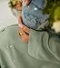 DIVINELY CRAFTED Women Abaya Button-Up - Modest And Fashionable Wear, Long Sleeve, Wrinkle Resistant, Breathable Fabric - Sage Green, Large (Length 56)
