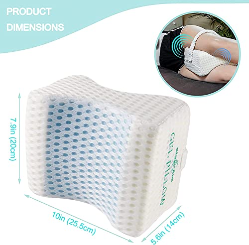 Cuscino per ginocchio in memory foam con gel