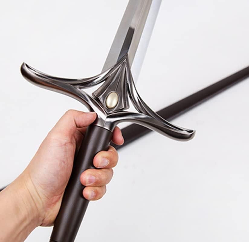 Miniatura 4 de Mitología medieval Elfo Galadriel Cosplay Espada de metal de Galadriel Espada de Metal de Galadriel Accesorios de Arma de Tamaño Completo