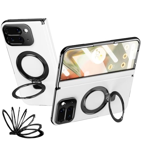 Étui Pixel 10 Pro Fold blanc avec béquille : idéal pour vos vidéos et appels mains libres
