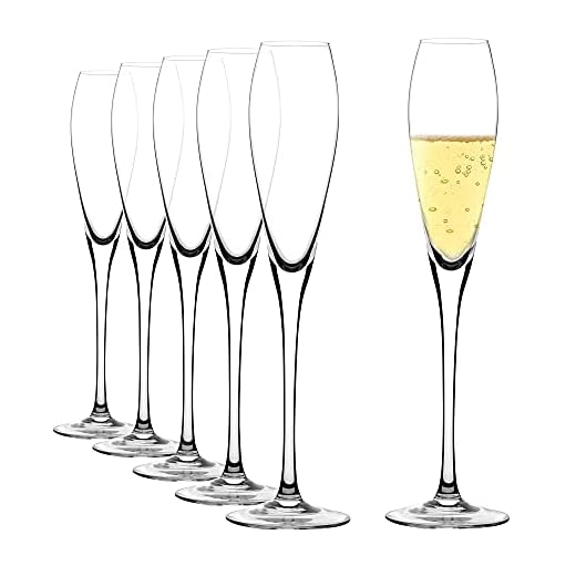 Amisglass 6 Pieza Copas de Champán, Modernas y Elegantes Copas de Champán de 180 ml, Copa de Cóctel Transparente 100% sin Plomo, Degustaciones de Vinos, Ideal para Bar, casa -180 ML