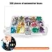 Zpana 180Pcs Car Fuse Assortment Kit, Blade Type Mini & Standard & Micro Vehicle Fuse with Puller, Auto Replacement Accessories (2A 3A 5A 7.5A 10A 15A 20A 25A 30A 35A 40A), Universal Fit