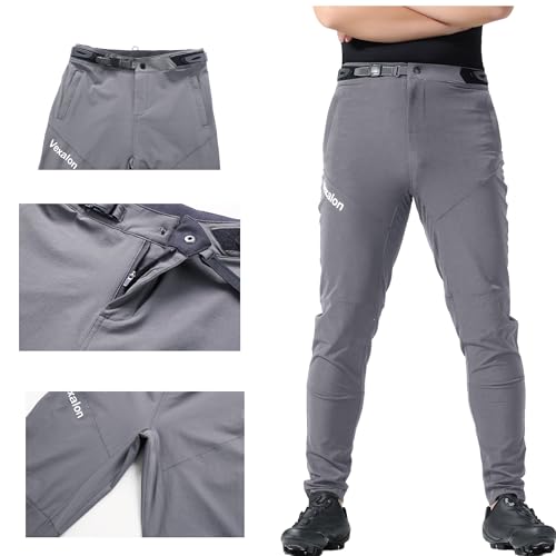 VEXALON Calças de mountain bike, calças de equitação bmx para homens, calças de ciclismo de secagem