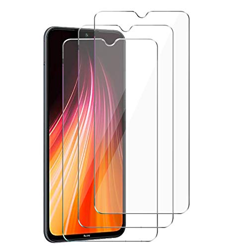 XinYue - 3 Pack - Protector de Pantalla Xiaomi Redmi Note 8 / Note 7, [Dureza 9H] Anti-Scratch Anti-Burbuja Fácil de Instalar, Cristal Templado Premium para Xiaomi Redmi Xiaomi Redmi Note 8 / Note 7