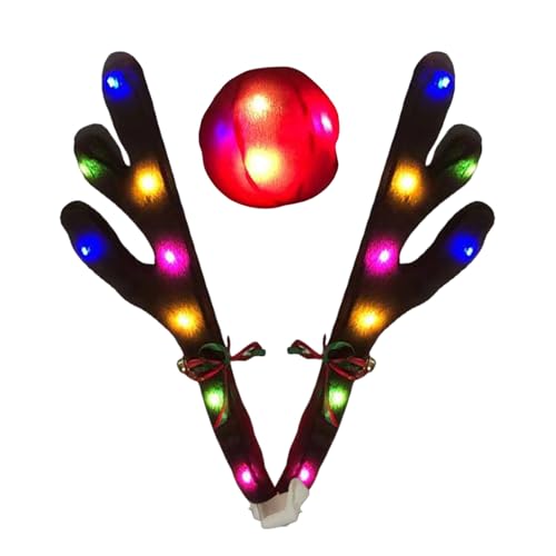 Luces de Navidad para autos LED con cascabeles decorativos para coche