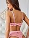 Avidlove Sexy Lingerie Set for Women Lace Bra and Panty Sets 2 Piece Outfit Underwear Pink