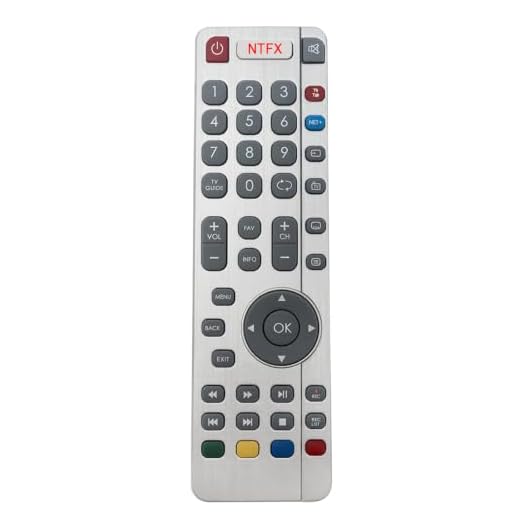 VINABTY SHWRMC0116 Fernbedienung Ersatz für Sharp Aquos LC-49CUG8052K LC49CUG8052K UHD 4K LED Smart 3D TV mit Netflix YouTube Buttons