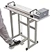 Bacocoo Foot Pedal Heat Sealing Machine,110V 850W Portable Plastic Bag Sealing Machine,22.83in Foot Pedal Impulse Sealer with Cutter,0.6mm Wide Seal and Foot Control for Industrial and Commercial Use.