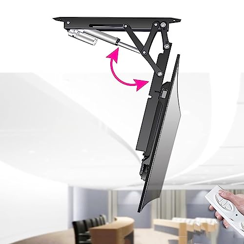 Support TV motorisé plafond pour libérer l'espace au sol des salons - 4
