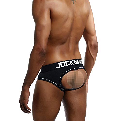 JOCKMAIL Jock Strap onderbroek voor heren, jockstrap, zwart - Afbeelding 6