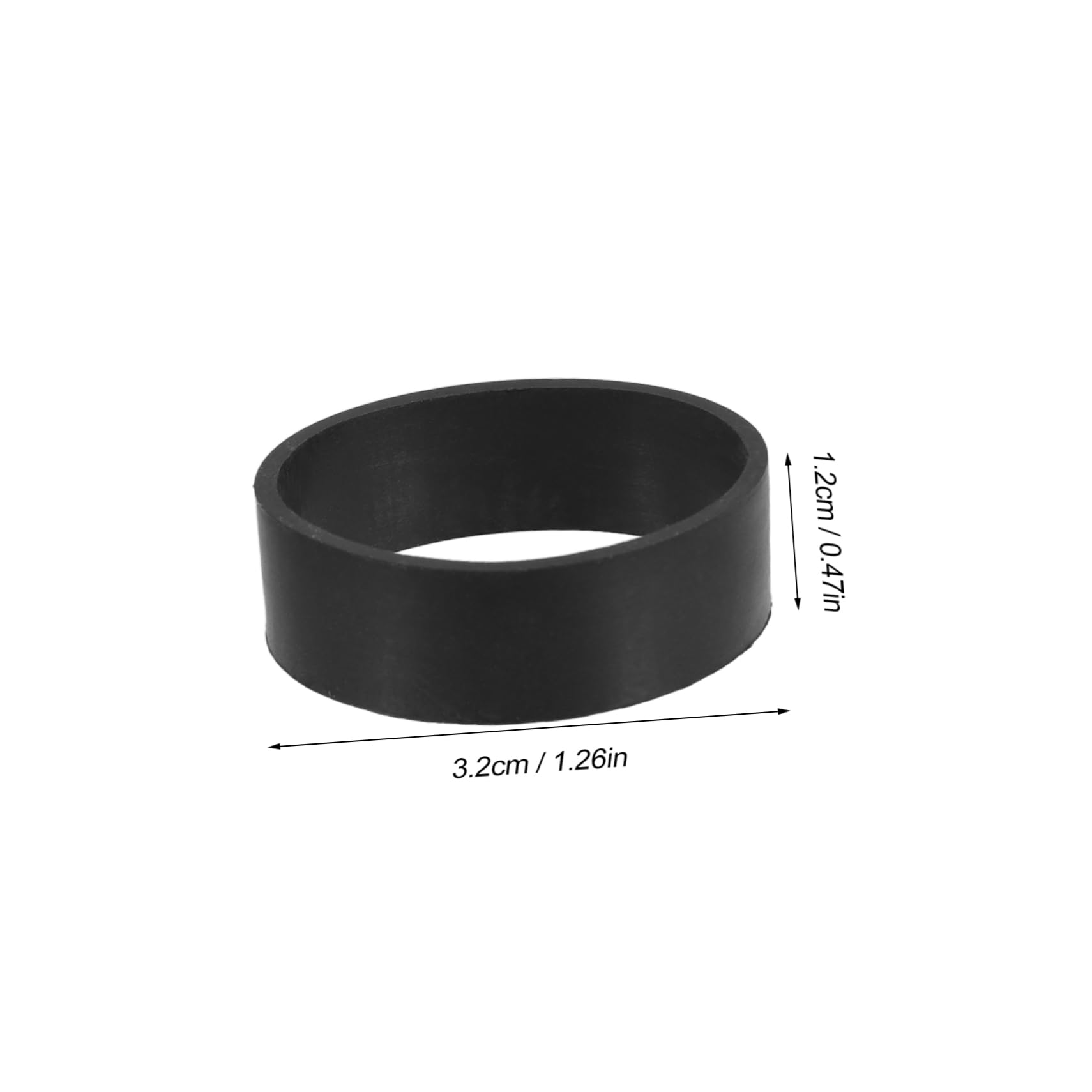 balacoo Scuba Diving Belt Fixing Ring 32mm Diameter Rubber Material Strong Retainer for Tank Harness
