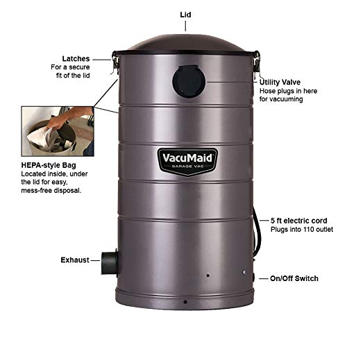 Vacumaid GV50PRO Wall Mounted Garage And Car Vacuum thumb #6