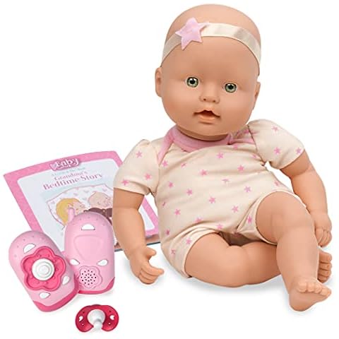 Baby Sweetheart BG7006Z Bed Time 12-inch Soft-Body Newborn Easy-to-Read Story Book and Baby Doll Accessories Cover