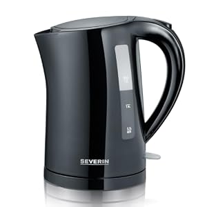 SEVERIN Wasserkocher 1,5 Liter schwarz.